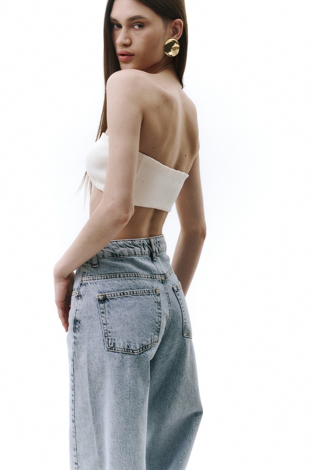 Milky bandeau top